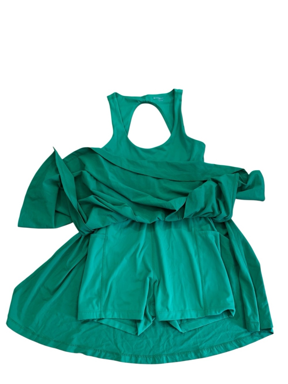 Beyond Yoga Women's Score Pleated Tennis Dress in Home Court Green Size XS - Picture 5 of 10
